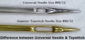 Superior Sewing Machine Needles - Topstitch - 14/90 - set of 5 – Sewfinity