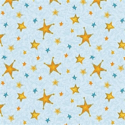 Star Fabric Blue