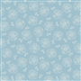 Willow Powder Blue Circles of Flowers  Windham Fabric 44"x36"