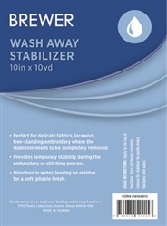 Wash-away stabilizers