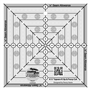 6-1/2in Square It Up or Fussy Cut Square Quilt Ruler