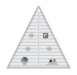 Creative Grids Triangle Squared Ruler 9-1/2in CGRTMT2