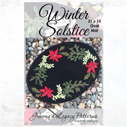 Winter Solstice Oval Mat Pattern