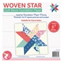 6in Woven Star Quilt Block