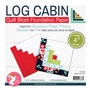 4in Log Cabin Quilt Block