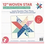 12in Woven Star Quilt Block 12in Woven Star Quilt Block