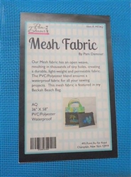 Mesh Fabric 36in x 58in Aqua