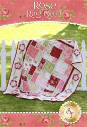 Rose Rag Quilt # SF49870