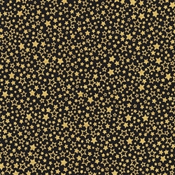 Gold Stars on Black