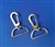 1" Swivel Snap Hooks Silver Nickel -2 pack SSHS01