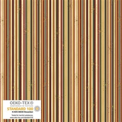 Stripes Christmas Beige Gold