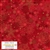 We Love Christmas-Snow Crystal Red Gold Fabric STOF 44"x36"