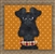 Schnauzer 2 BLACK DOG Precut Fused Applique