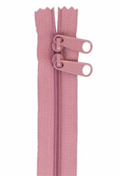 Zipper dusty rose