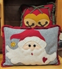 Jingle Bell Santa Pillows Pattern Birds Brain Designs