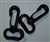 Swivel Snap Hooks Black Plastic 2 pk #BK1